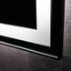 Зеркало Dusel DE-M0061S1 Black 75x100 см с часами и Bluetooth, Черный/золото