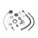 Кухонная мойка Kroner KRP Schwarze - SET7546ARTHM PVD (3.0/0.8 мм) CV033375, Черный/золото