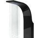 Душова панель Corsan Samsara black LED S003MBLLED, Нержавіюча сталь