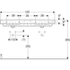 Умивальник Geberit Smyle Square 120x48 500.223.01.1, Білий