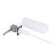 Дозатор для миючого засобу Lidz LK117 квадратний Brushed Steel (LDLK117BRU46399), Нержавіюча сталь