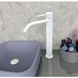 Змішувач для раковини високий Paffoni Light без донного клапана white matt LIG081BO, Белый матовый