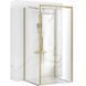 Душова кабіна Rea Rapid Slide 120x80 brushed gold пристінна REA-KPL-04713, Золотий, Універсальна, прозорий, золотий