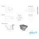 Унітаз підвісний Devit Comfort New 3120123 з сидінням Soft Close, Білий