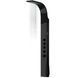 Душова панель Corsan Samsara black LED S003MBLLED, Нержавіюча сталь