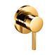 Смеситель для душа Paffoni Light &Oslash;70 мм honey gold LIG010HG70, Золотой