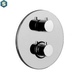 Душова система Paffoni Shower з термостатом та виливом &Oslash;300 мм chrome KITLIQ019CR300, Хром