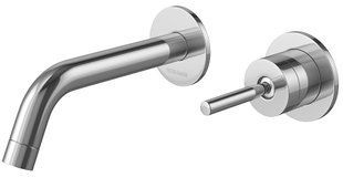 Смеситель для умывальника Kohlman Maxima chrome + BOX скрытого монтажа QW180M, Хром