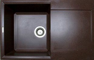 Кухонная мойка Adamant Horizon 780x495x230 коричневый 000008543, Цемент матовый