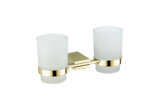 Стакан для зубных щеток VBI Neptune gold двойной VBI-040514GL, Золотой