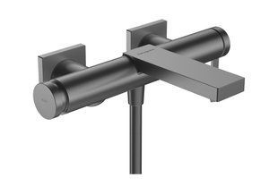 Змішувач для ванни Hansgrohe Tecturis E brushed black chrome 73420340, Шліфований чорний хром