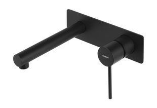 Смеситель для умывальника скрытого монтажа Corsan Lugo black mat CMB7515BL, Черный матовый