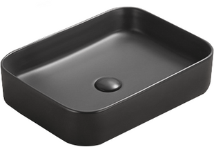 Умивальник Mexen Vena 50 black matt накладний MEX-22195085, Черный матовый