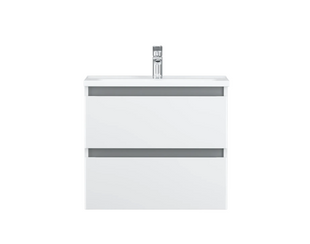 Тумба с раковиной AM.PM X-Joy подвесная 65, белый глянец M85-FHX0652-WC0652WG38, Белый