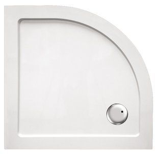 Душевой поддон Volle Compuesto 90x90x3,5 см полукруглый white 4487.11909007, Белый, белый