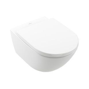 Унітаз підвісний Villeroy&Boch Subway 3.0 DirectFlush 4670TS01 з кришкою Soft Close Slim, Білий