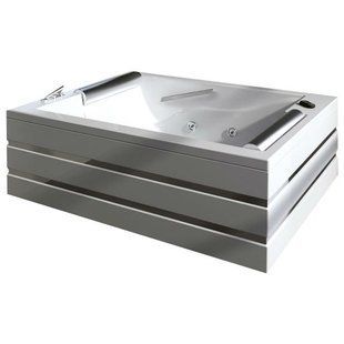 Ванна акриловая Gruppo Treesse Bis Line 190x150 V5291+V5290FLSTEEL+V5290LLSREEL