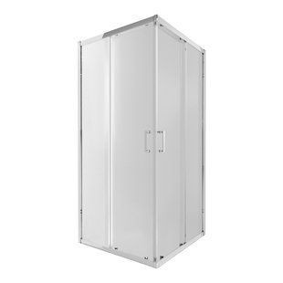 Душова кабіна Qtap Taurus CRM1011SC6 100x100 см, скло Clear 6 мм, покриття CalcLess без піддона, Хром, Універсальна, хром, без поддона