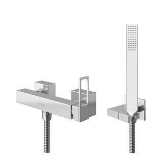 Смеситель для душа Kohlman Nexen chrome настенный KPL-QW120U, Хром