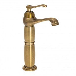 Смеситель для умывальника Yoka Marena brushed gold высокий BU.MARENA-36-GLD, Золотой