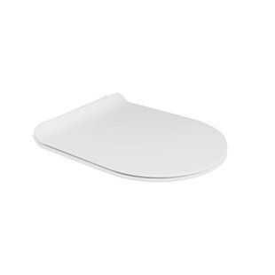 Сиденье для унитаза Qtap Presto с микролифтом Slim QT26991217AW, Белый