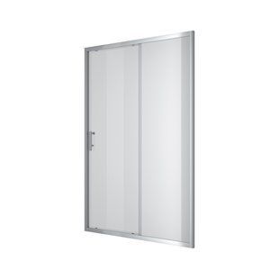 Душові двері Koller Pool Trend двосекційні 1200x1900 мм скло прозоре TD120C, Універсальна, прозорий, хром