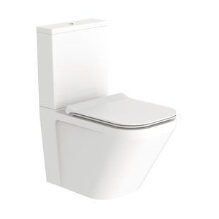 Компакт Devit UP 3010120 безободковый + крышка quick-fix, soft-close NEW (новая тонкая крышка), Белый