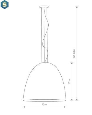 Підвісний світильник Nowodvorski 9025 Egg E27 7x40W IP20 Wh