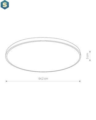 Світильник Nowodvorski 8188 Agnes round LED 1x64W 4000K 4900Lm IP44 Wh