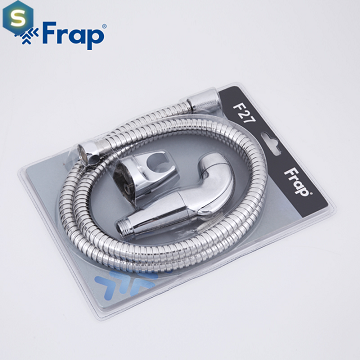 Гигиенический гарнитур Frap F27 (лейка, шланг, кронштейн), Хром