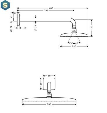 Ручной душ Grohe Rainshower 27376000