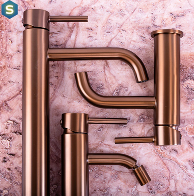 Змішувач для біде Rea Lungo brushed copper REA-B1116, Теплый закат