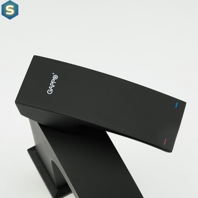 Смеситель для умывальника гайка черный &Oslash;35 Gappo Jacob 1/8 G1007-66, Черный матовый