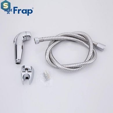 Гигиенический гарнитур Frap F27 (лейка, шланг, кронштейн), Хром