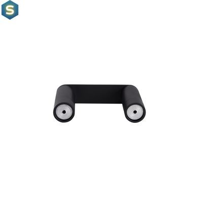 Склянка з тримачем Qtap Scorpio настінна QTSTK6102103B Black (Sklenka), Черный матовый