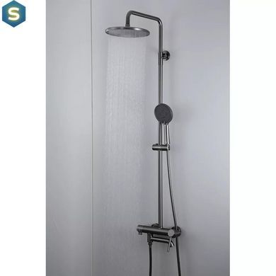 Душова система збройова сталь Gappo G2406-9, Графитовый хром