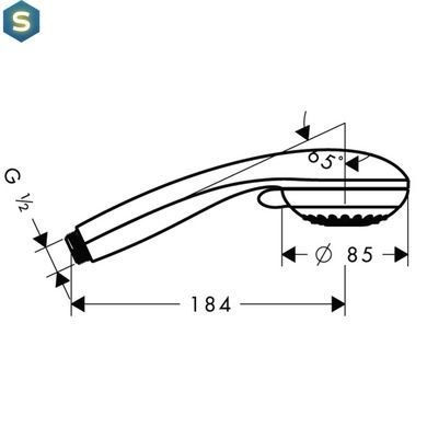 Ручной душ Hansgrohe Crometta 85 multi 28563000