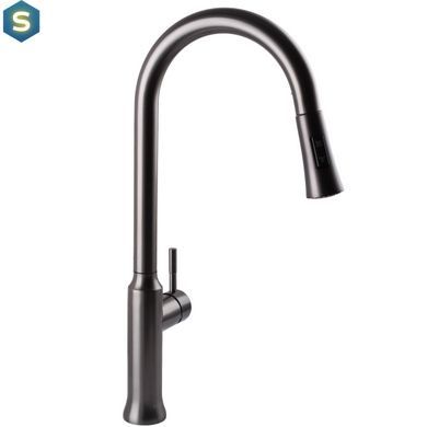 Змішувач для кухні Globus Lux Alpen SBT1-2033-GP, Графит