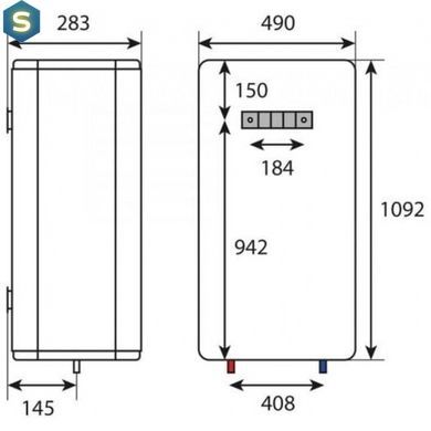 Водонагрівач Atlantic Vertigo Basic 80 ES-VM0652F220F-B (2000W) 841323
