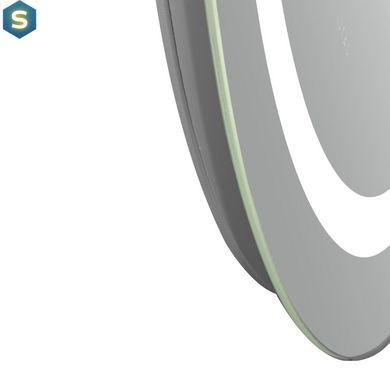 Зеркало Qtap Gemini 650х900 с LED-подсветкой Touch, с антизапотеванием, с диммером температуры цвета (3000-6500K) Reverse QT2578R6590