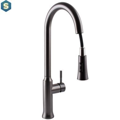 Змішувач для кухні Globus Lux Alpen SBT1-2033-GP, Графит