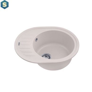 Кухонна мийка гранітна Kroner KRP Komposit COL-6250 CV027414, Береза