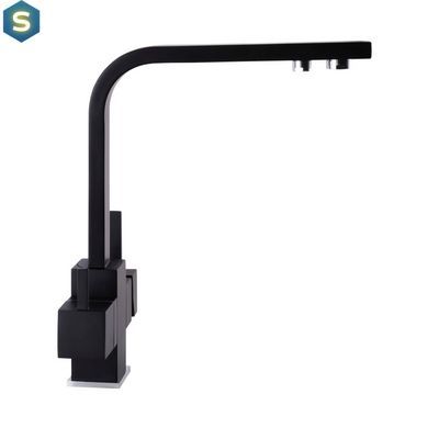 Смеситель для кухни под осмос Globus Lux GLLR-0111-10- BB, Черный матовый