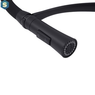 Смеситель для кухни Kroner KRP Ersel - SCH03393BLK, Черный матовый