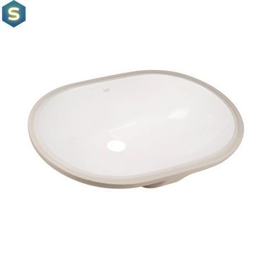 Умивальник Qtap Stork врізний овальний 560x395x195 мм White + донний клапан PU02O, Білий