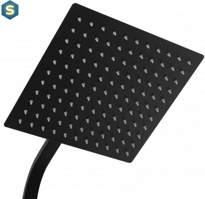 Душова система Yoka Goba 25 black з термостатом BP.GOBA-THERM-25-BLK, Черный матовый