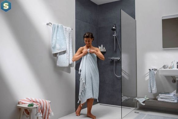 Термостат для душу Hansgrohe Ecostat Fine chrome 13323000, Хром