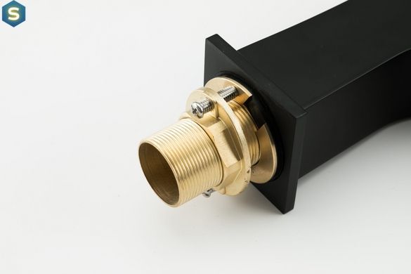 Смеситель для умывальника гайка черный &Oslash;35 Gappo Jacob 1/8 G1007-66, Черный матовый