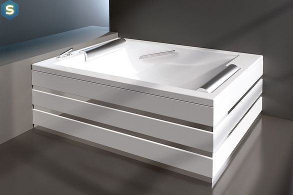 Ванна акриловая Gruppo Treesse Bis Line 190x150 V5291+V5290FLSTEEL+V5290LLSREEL