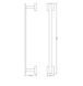 Полотенцедержатель Omnires Lift chrome 8124ACR, Хром